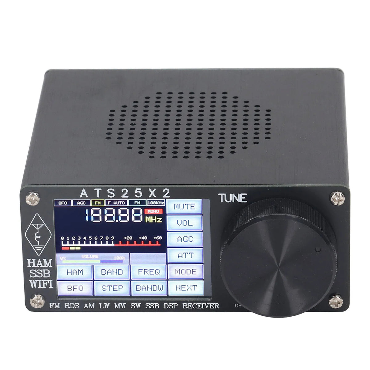 Receiver Full Band Radio Receiver  Shortwave Multi Modes with Spectrum Scanning ATS25X2 Radio Receiver Full Band Receiver