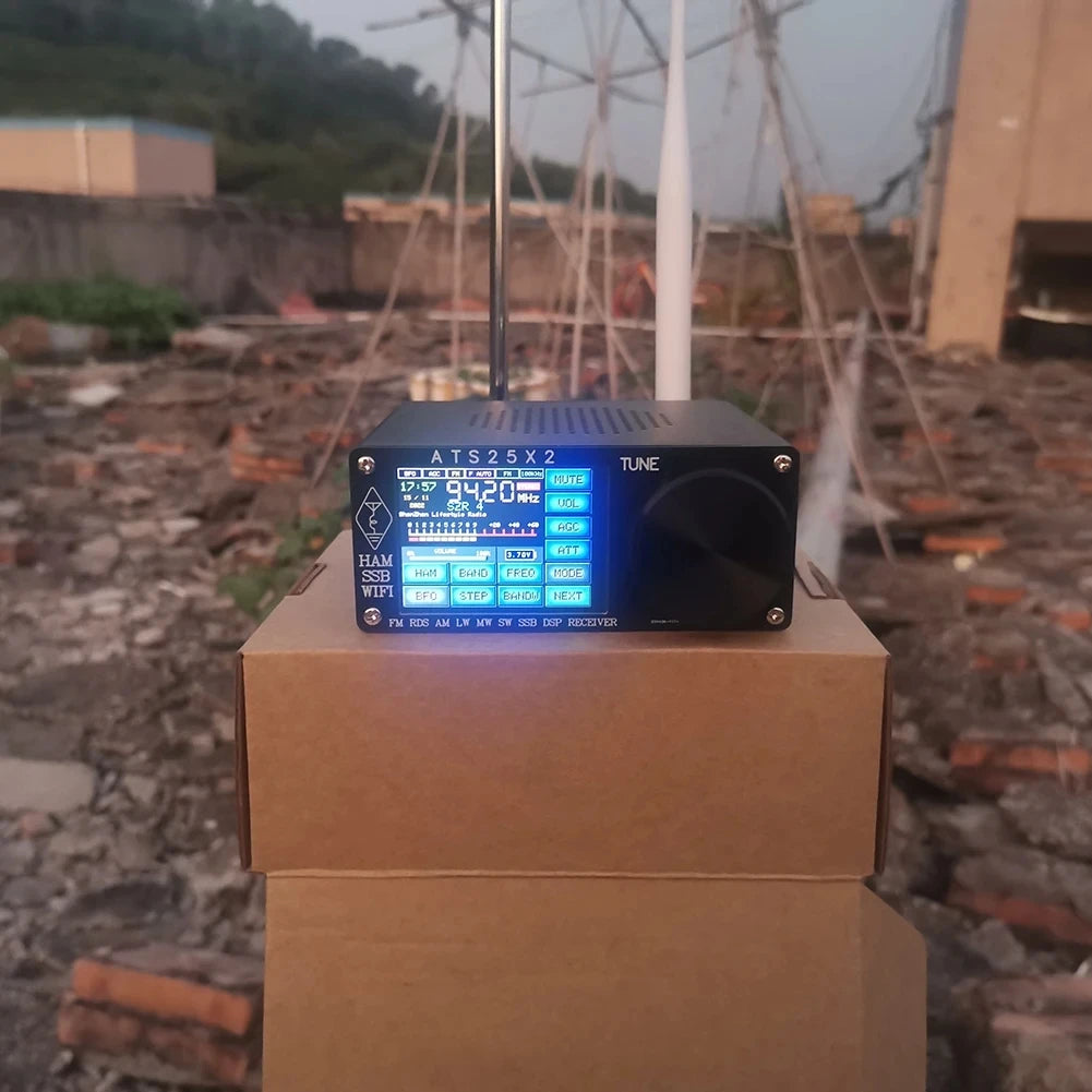 ATS25X2 All Band Radio FM LW MW SSB Stereo Radio Si4732 Chip Digital Radio APP Network WIFI Configuratio with Spectrum Scanning