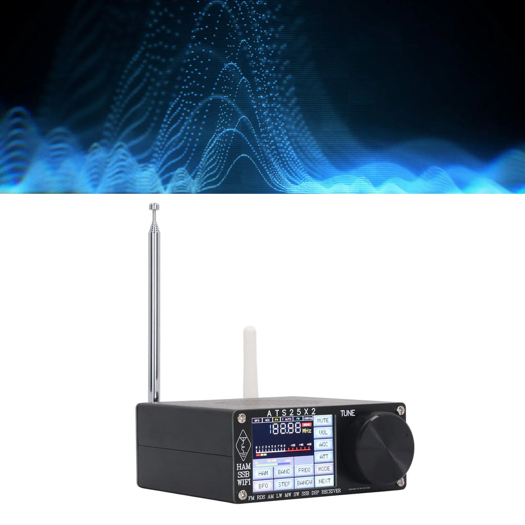 Receiver Full Band Radio Receiver  Shortwave Multi Modes with Spectrum Scanning ATS25X2 Radio Receiver Full Band Receiver