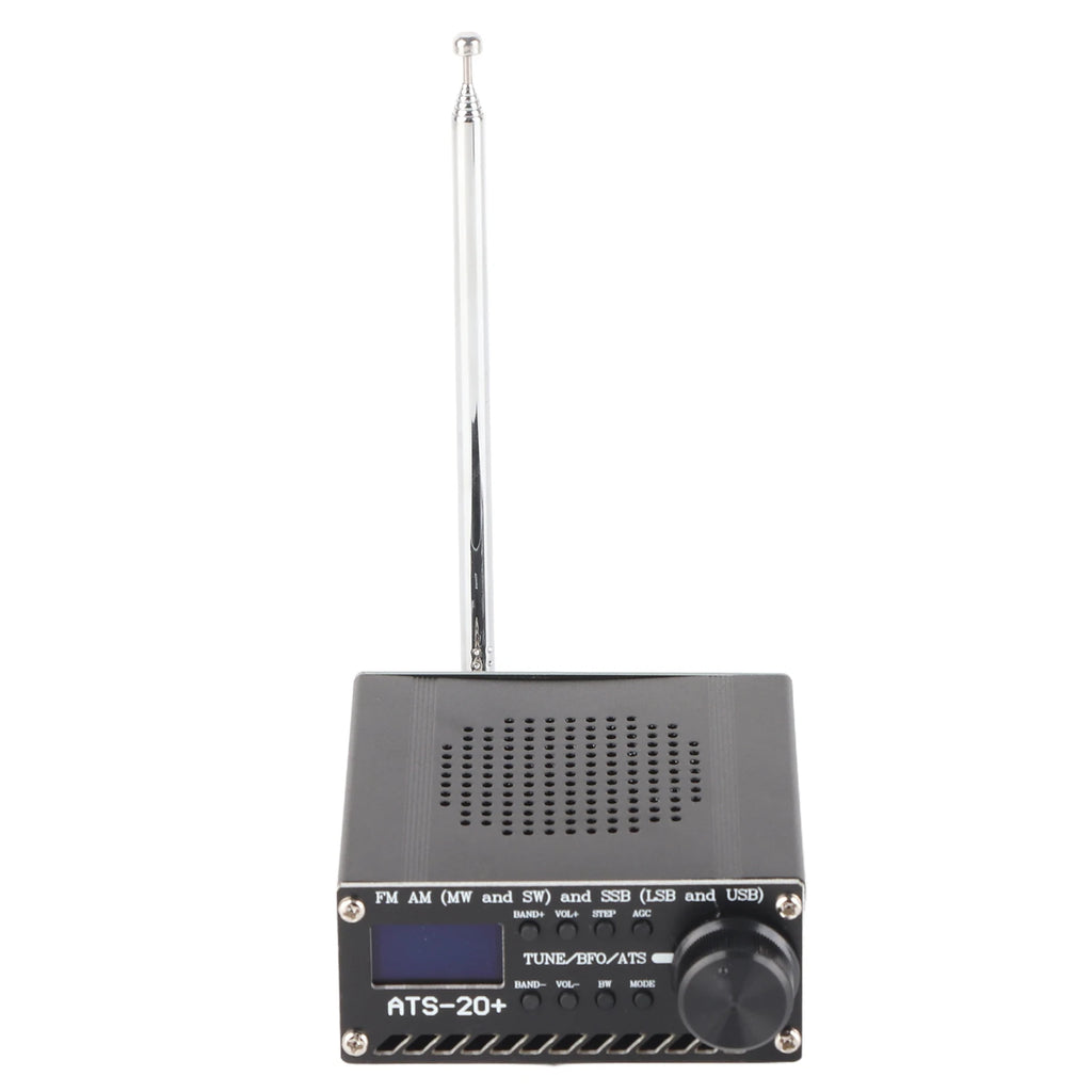 Full Band Radio Receiver AM LW MW SW SSB LSB USB Scanner Portable with Antenna ATS-20+ Si4735 Electronic Components
