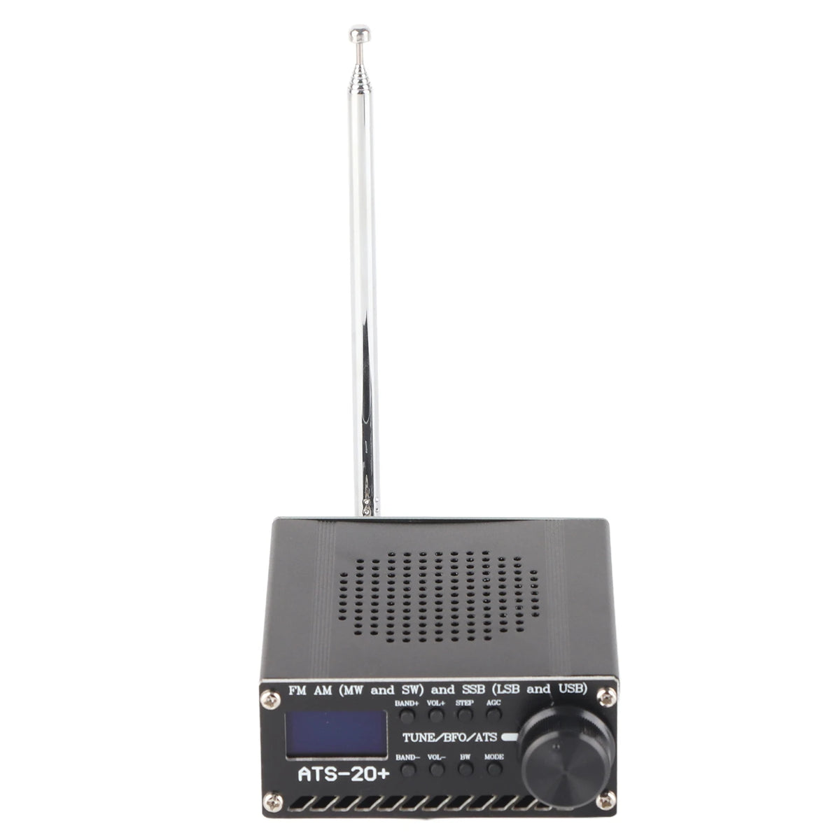 Full Band Radio Receiver AM LW MW SW SSB LSB USB Scanner Portable with Antenna ATS-20+ Si4735 Electronic Components