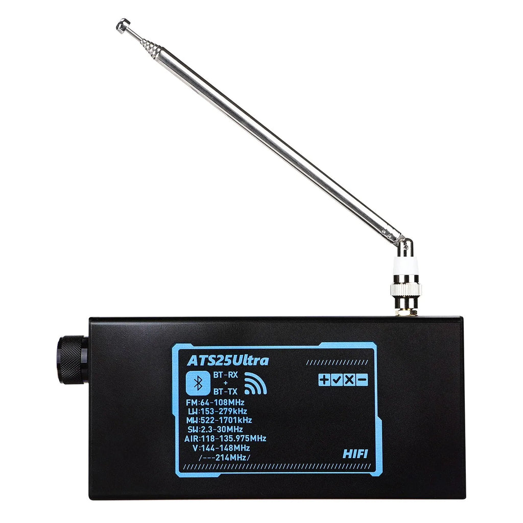 HamGeek ATS25 ULTRA FM SW SSB MW LW AIR SDR Receiver Aviation Band Receiver Supports Bluetooth WiFi with 4-inch Touch Screen