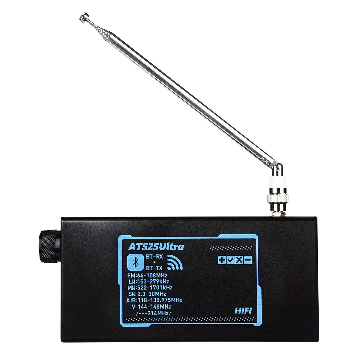 HamGeek ATS25 ULTRA FM SW SSB MW LW AIR SDR Receiver Aviation Band Receiver Supports Bluetooth WiFi with 4-inch Touch Screen