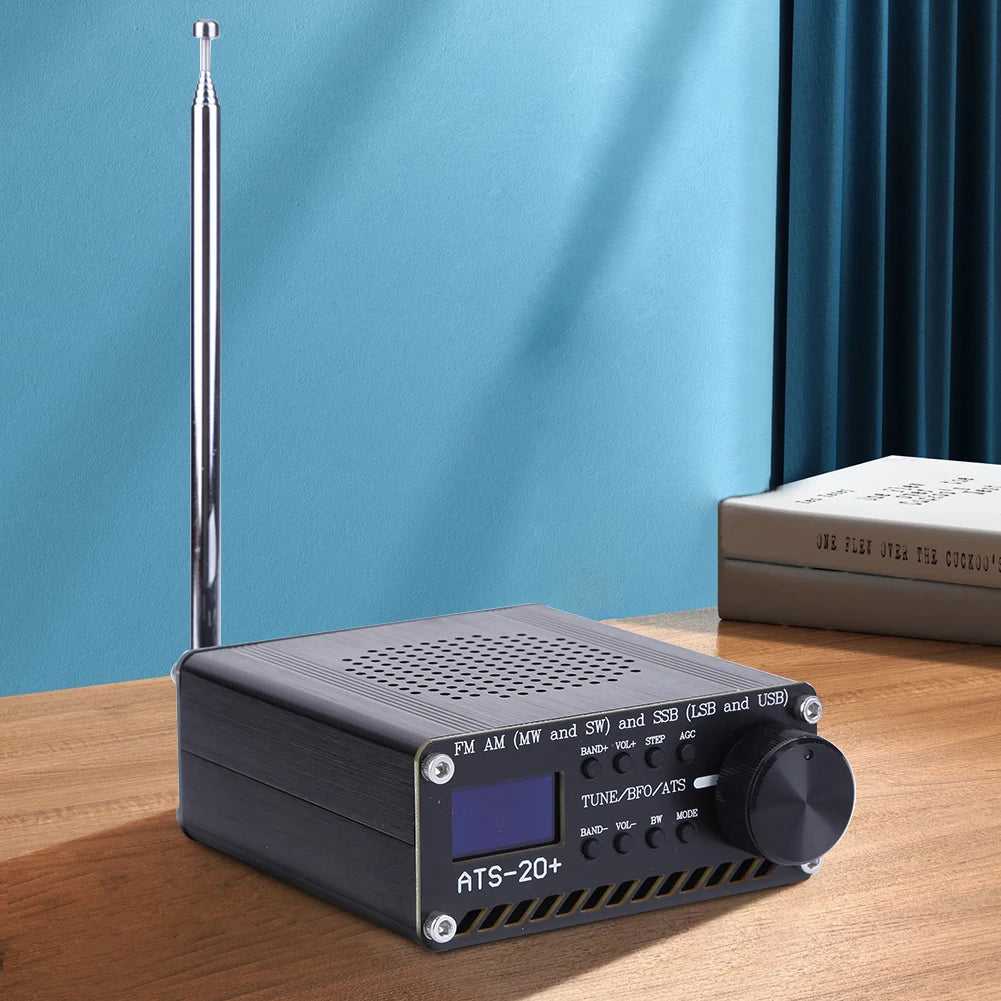 ATS-20+Si4732 All Band Radio Receiver Built-in Battery Full Band Receiver Scanner FM AM MW&SW SSB LSB & USB with Antenna