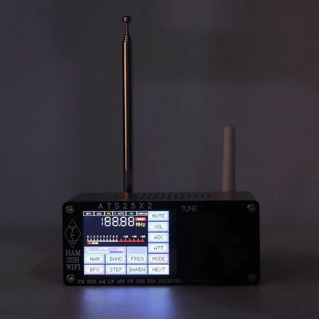 Receiver Full Band Radio Receiver  Shortwave Multi Modes with Spectrum Scanning ATS25X2 Radio Receiver Full Band Receiver
