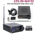 ATS-20+Si4732 All Band Radio Receiver Built-in Battery Full Band Receiver Scanner FM AM MW&SW SSB LSB & USB with Antenna